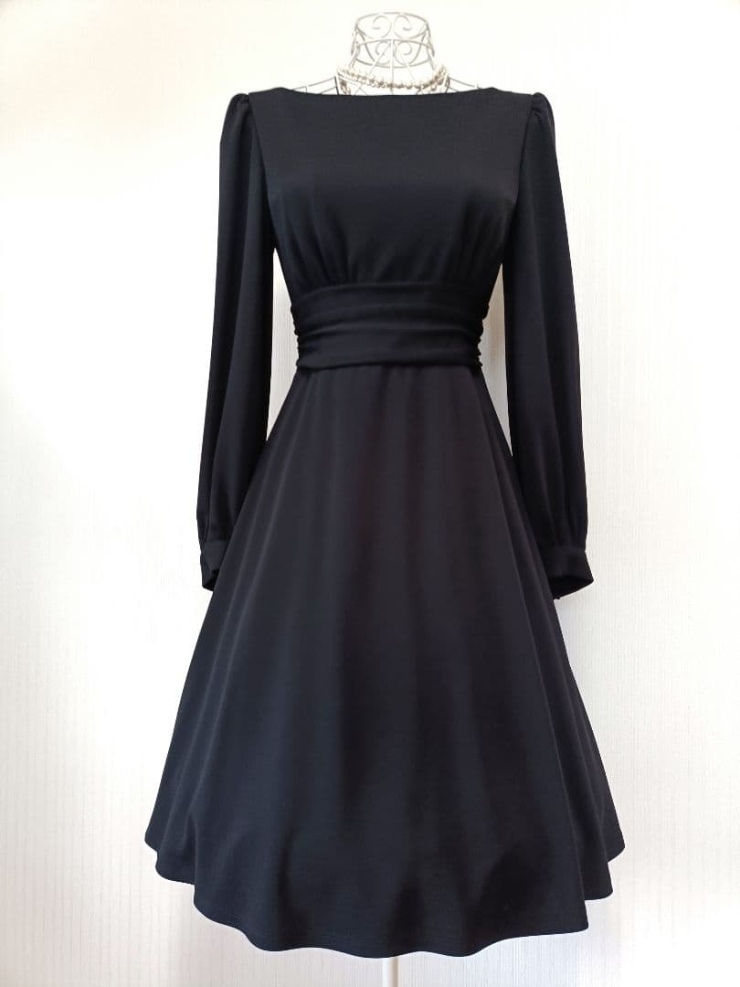 ☆フォクシーNYDress Noir Unit 40622長袖ワンピース38☆