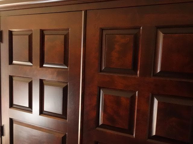 北海道民芸家具　洋服タンス　ワードロープ　再塗装済　USED