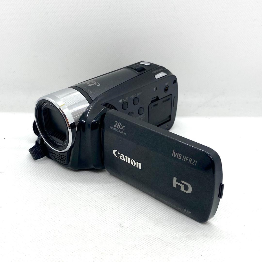 【C7077】Canon キヤノン iVIS HF R21 ビデオカメラ