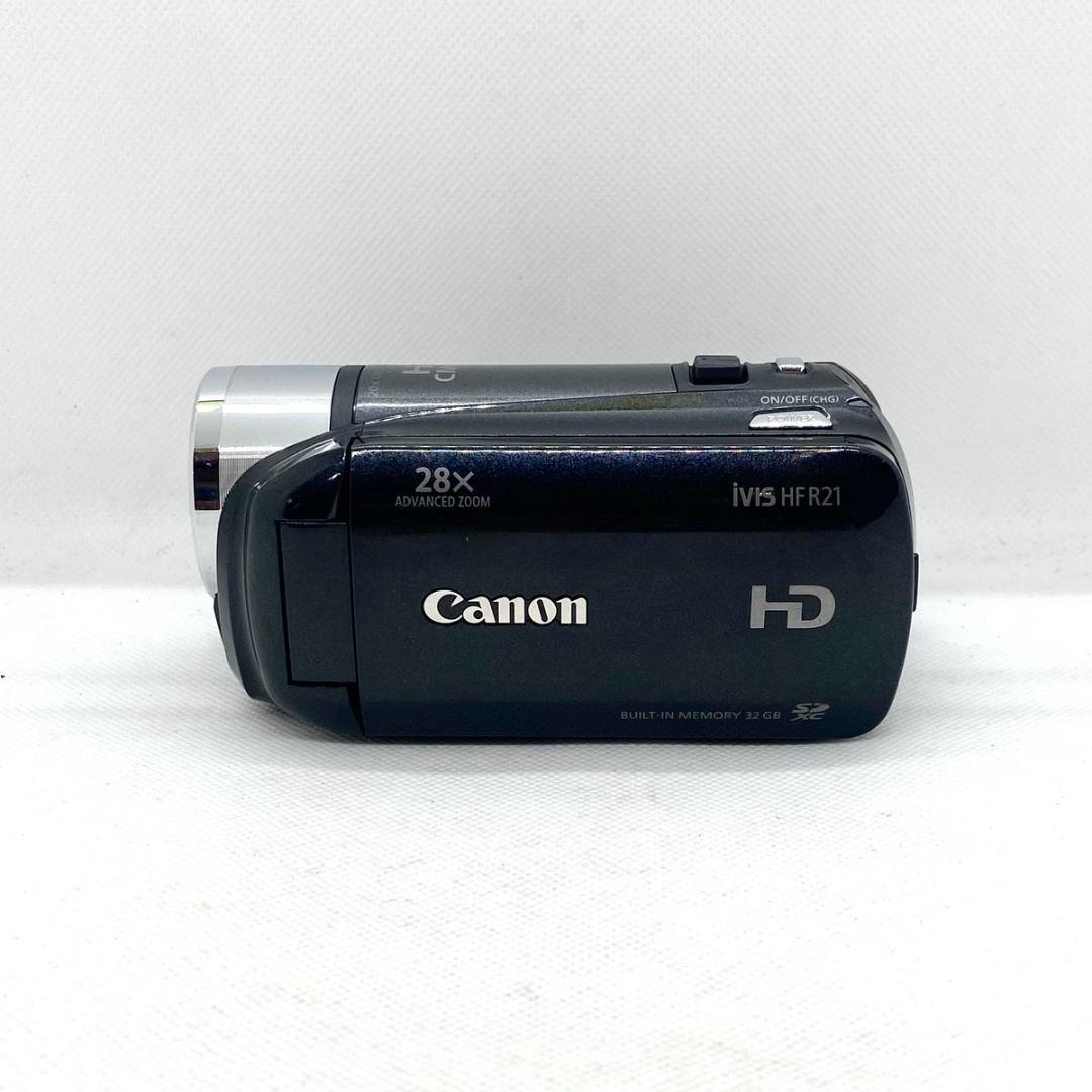 【C7077】Canon キヤノン iVIS HF R21 ビデオカメラ
