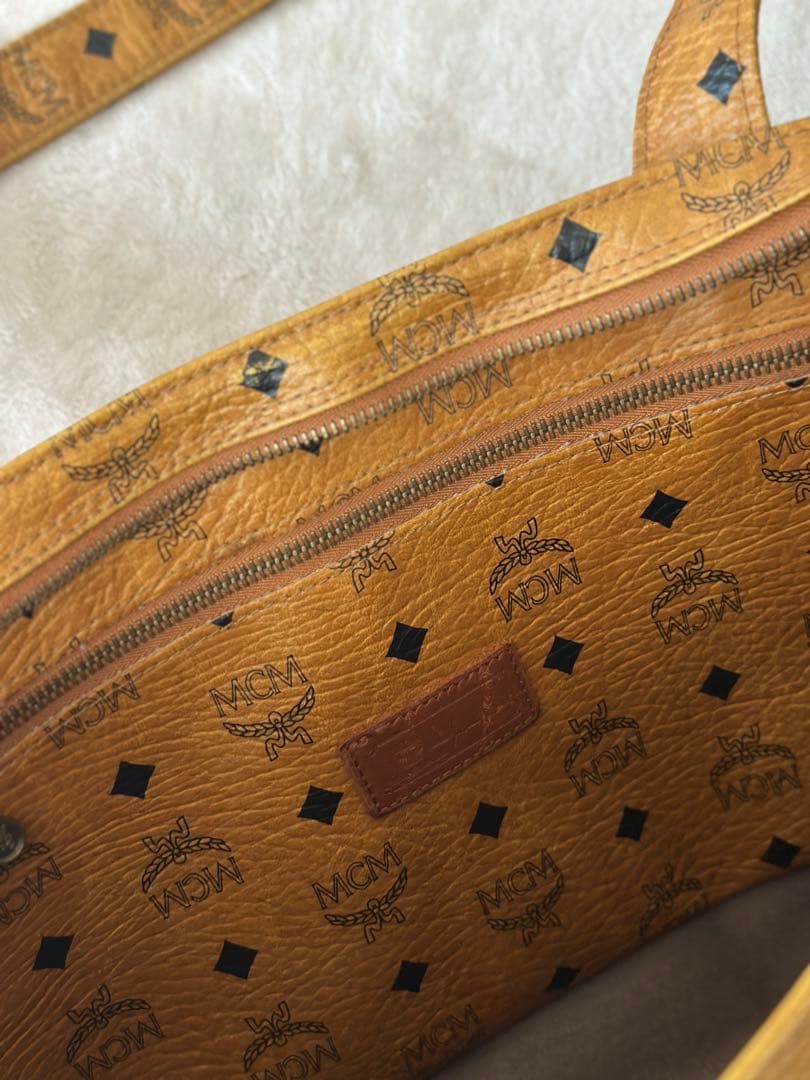 MCM ロゴ　トートバッグ