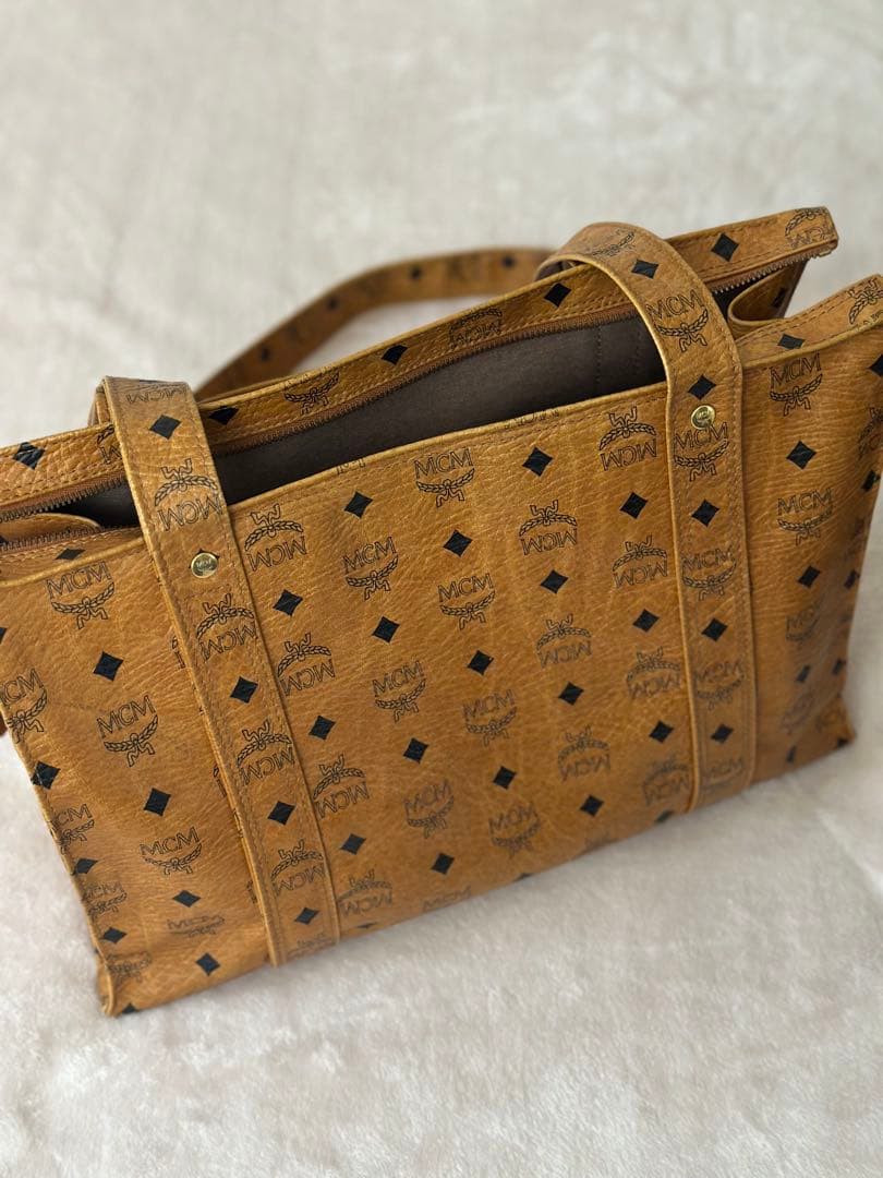 MCM ロゴ　トートバッグ