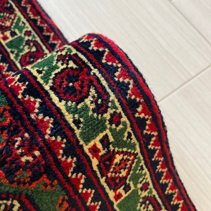 【新品未使用】アフガニスタン産 絨毯 ホジャロシュナイ　ペルシャ