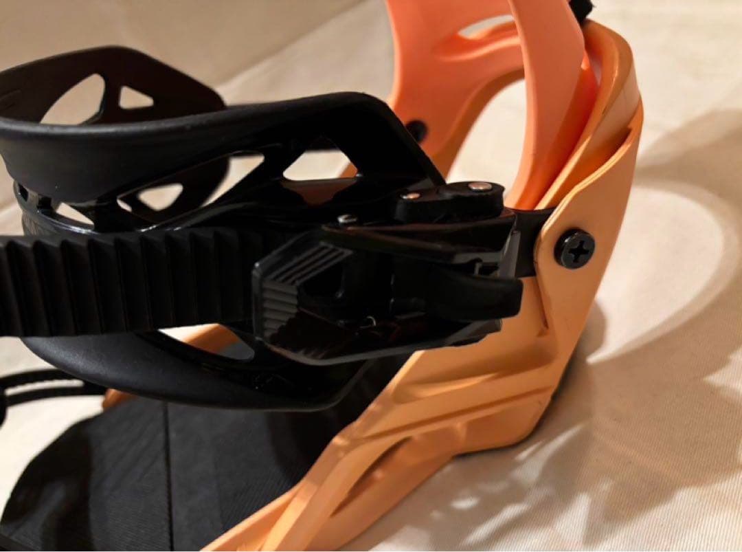 SALOMON スノーボードビンディング オレンジ/ブラック　M