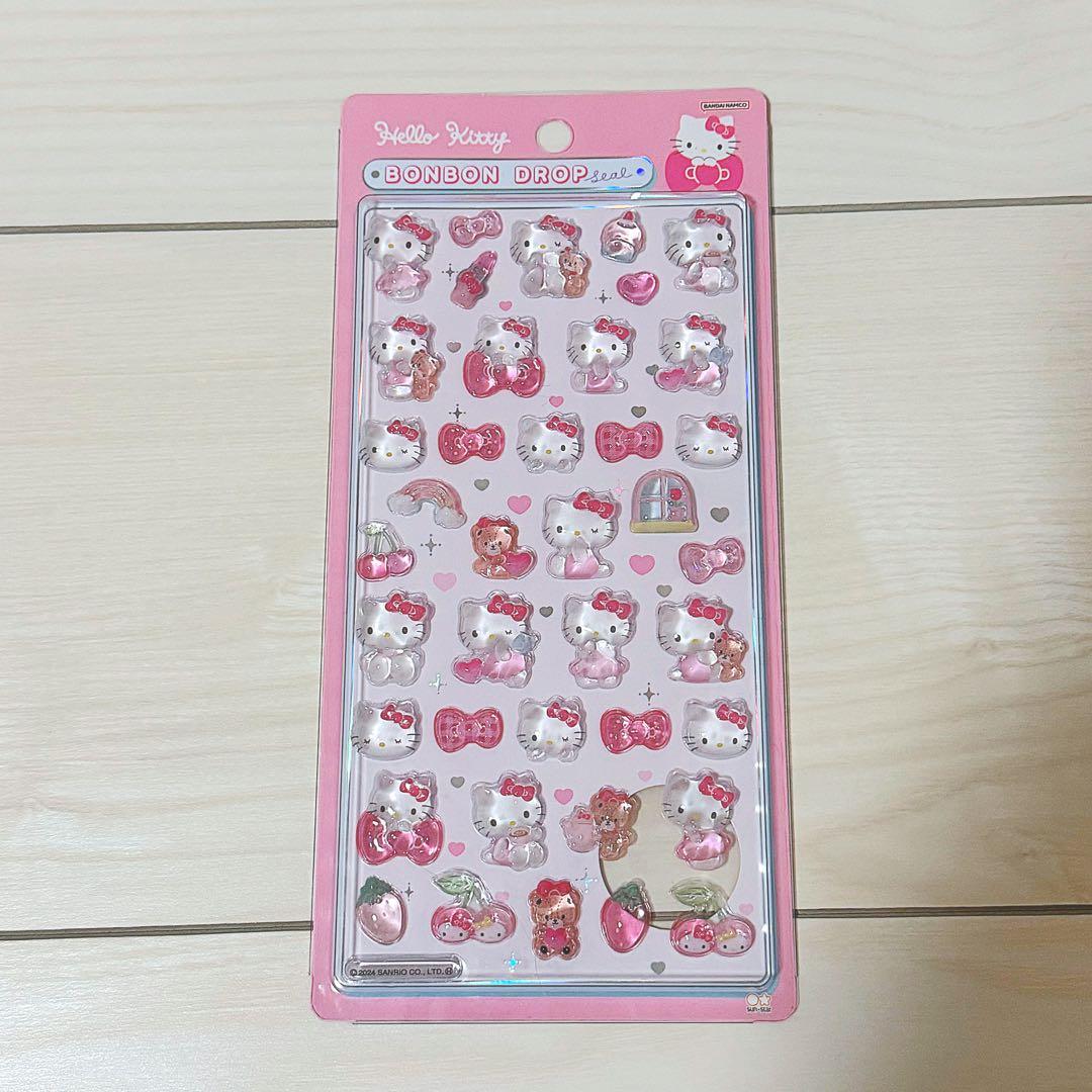 ボンボンドロップシール キティ マイメロ クロミ ポムポムプリン はぴだんぶい