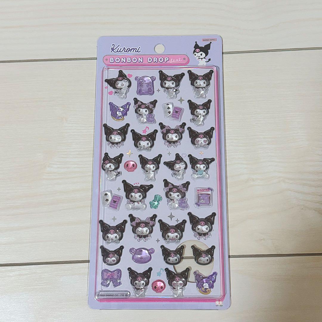 ボンボンドロップシール キティ マイメロ クロミ ポムポムプリン はぴだんぶい
