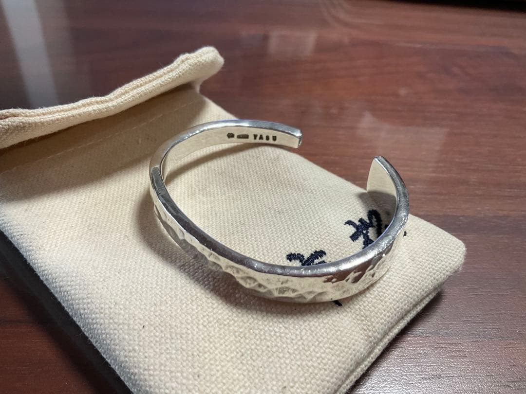 市松　バングル silver アシンメトリー（週末限定お値下げします。）