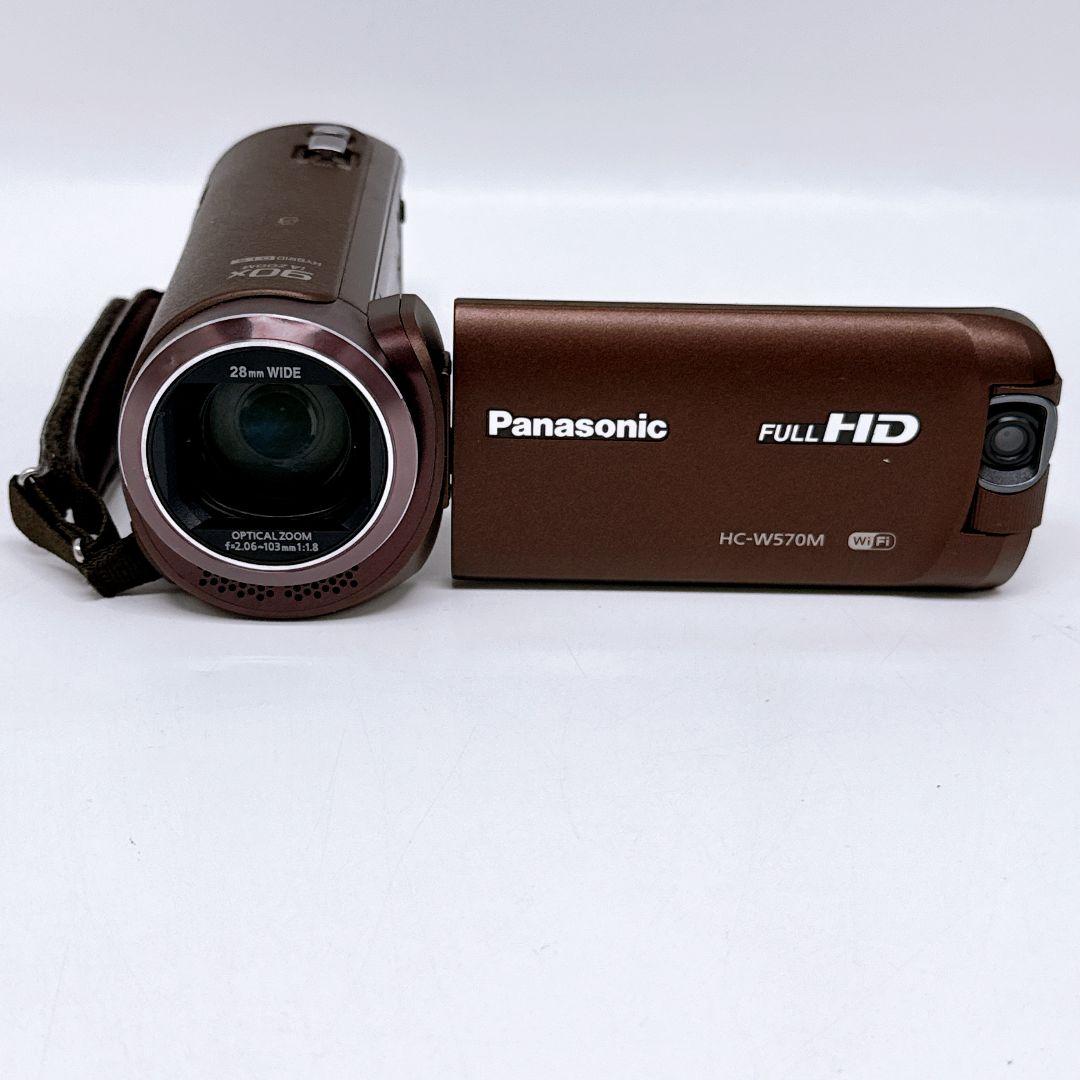 Panasonic HC-W570M ビデオカメラ ブラウン
