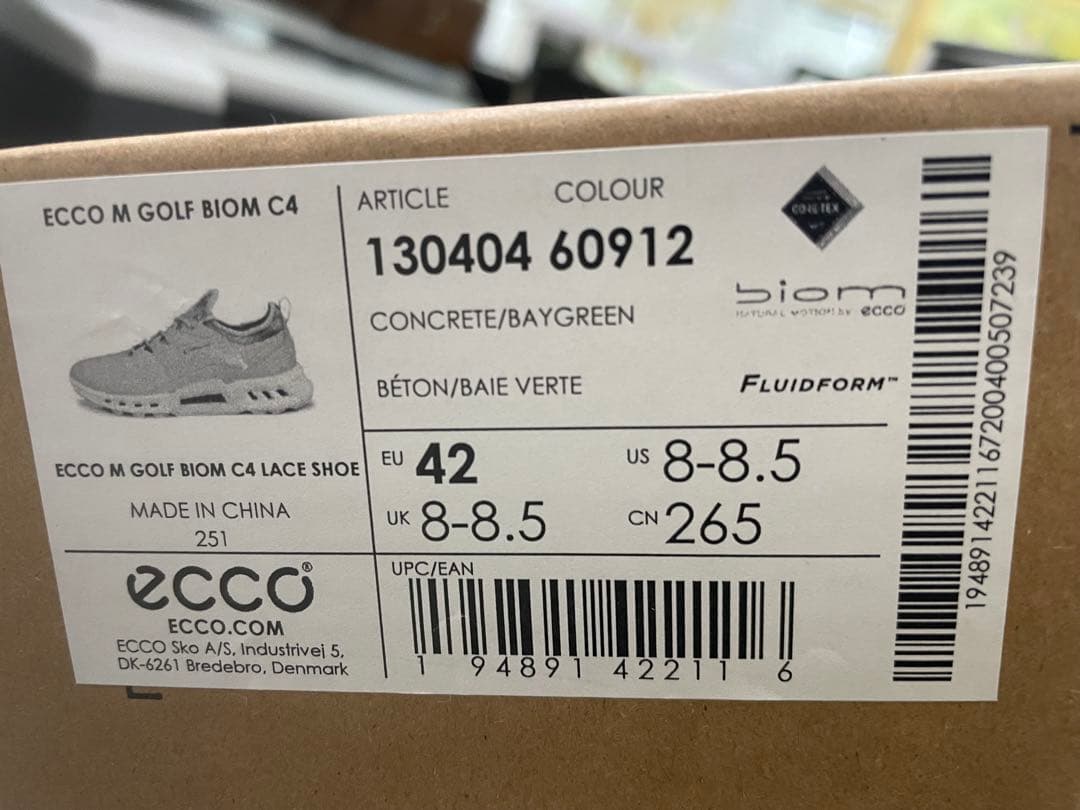 新品　ecco ゴルフシューズ　26㎝