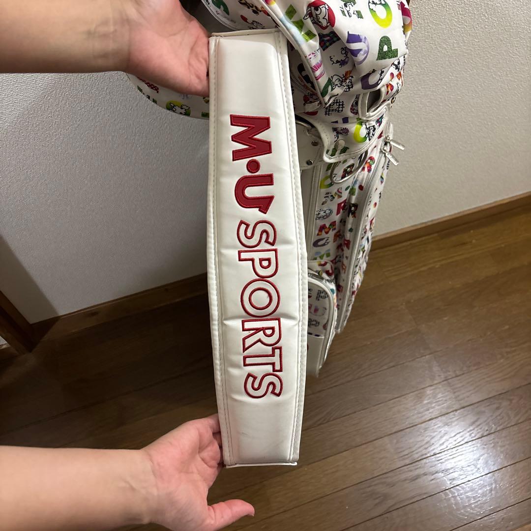 値下げ交渉可 カラフルスポーツロゴ ゴルフキャディバッグ