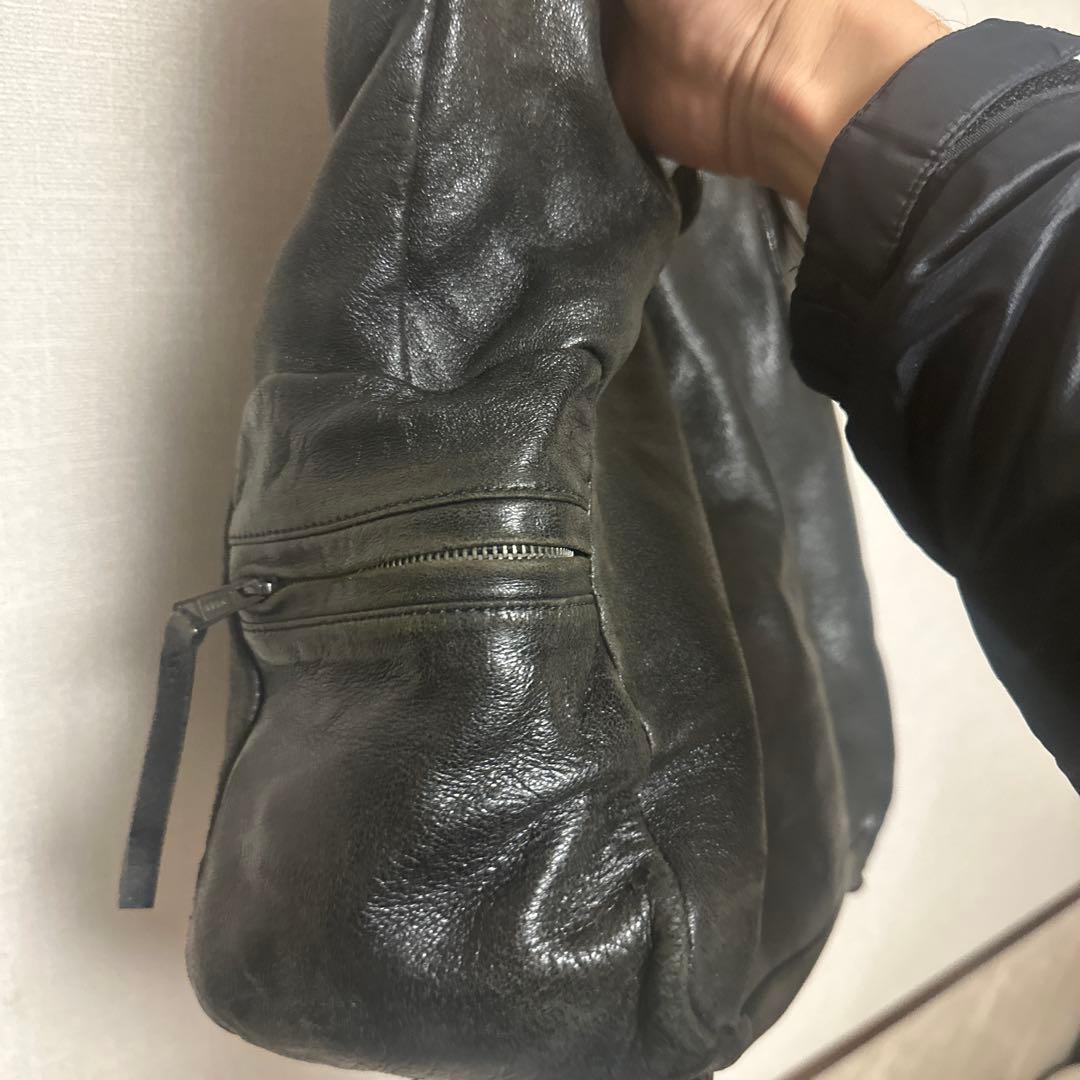 AKM レザーバック 本革