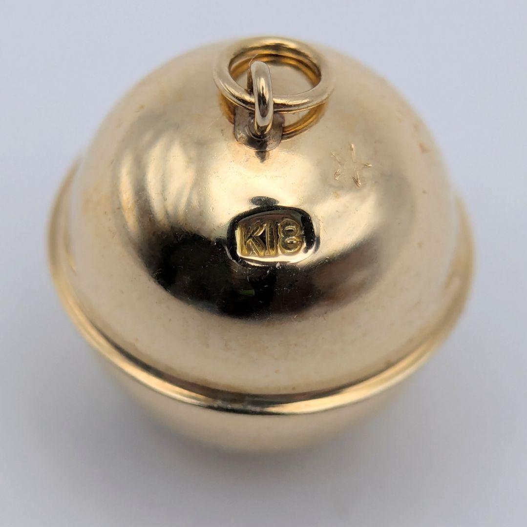 K18 鈴 すず 18金 キーホルダー アクセサリー GOLD Au750