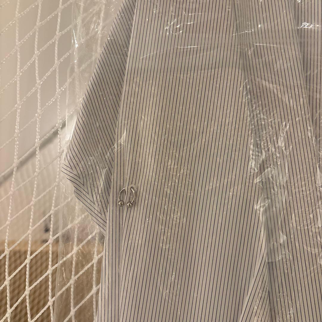 トップス TTT MSW Regular collar shirt stripe/w