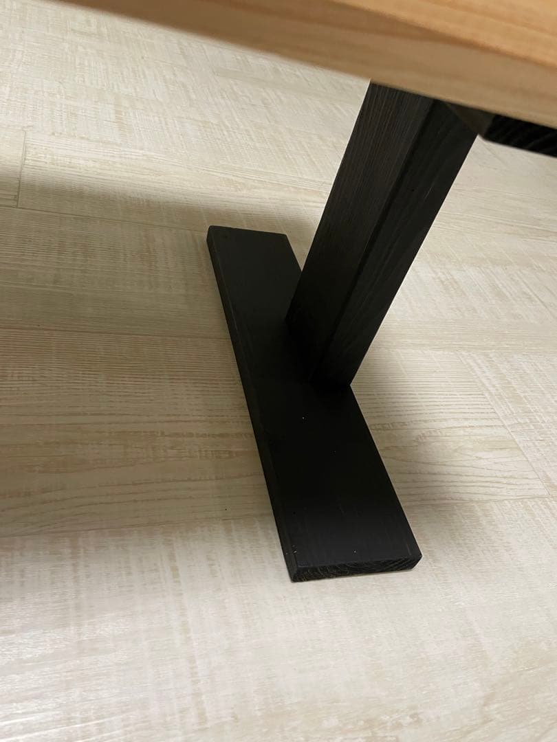 ローテーブル　国産杉無垢材　カフェ板　テーブル