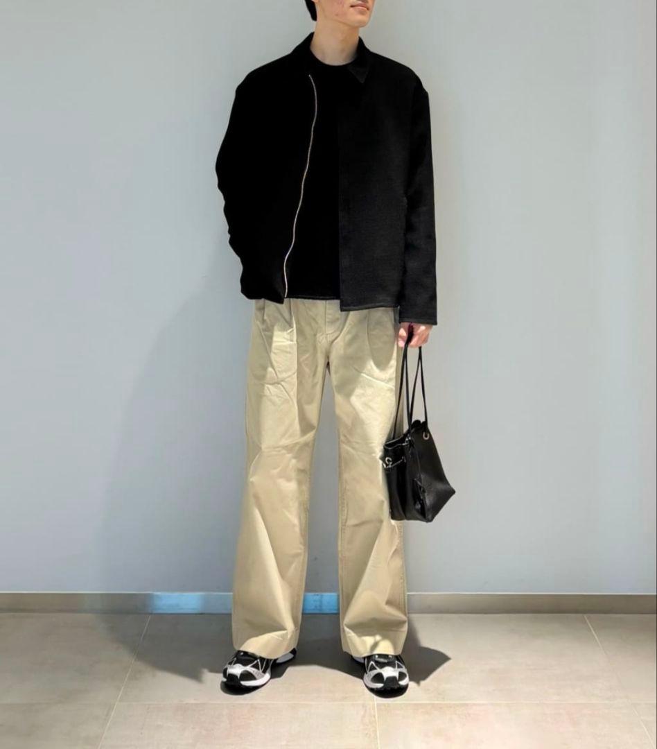 【新品】26SS BEAUTY&YOUTH ツイードショートブルゾン 黒 M