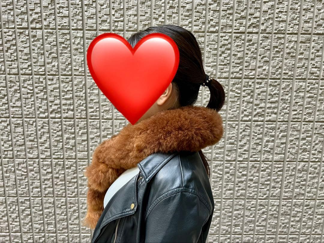 ファーマフラー　100%ベビーアルパカ毛使用