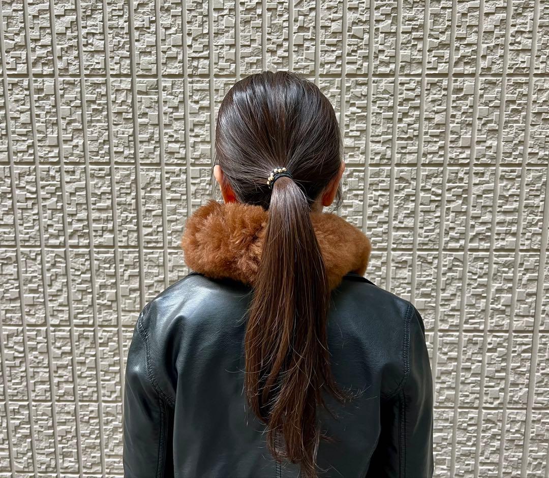 ファーマフラー　100%ベビーアルパカ毛使用