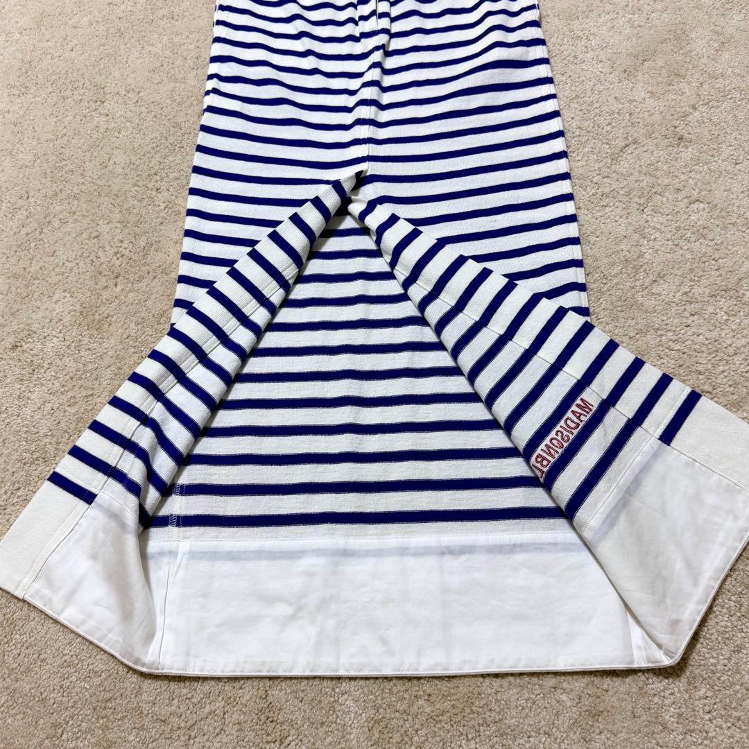 新品 マディソンブルー ボーダー タイトロングスカート Sサイズ ストレッチ