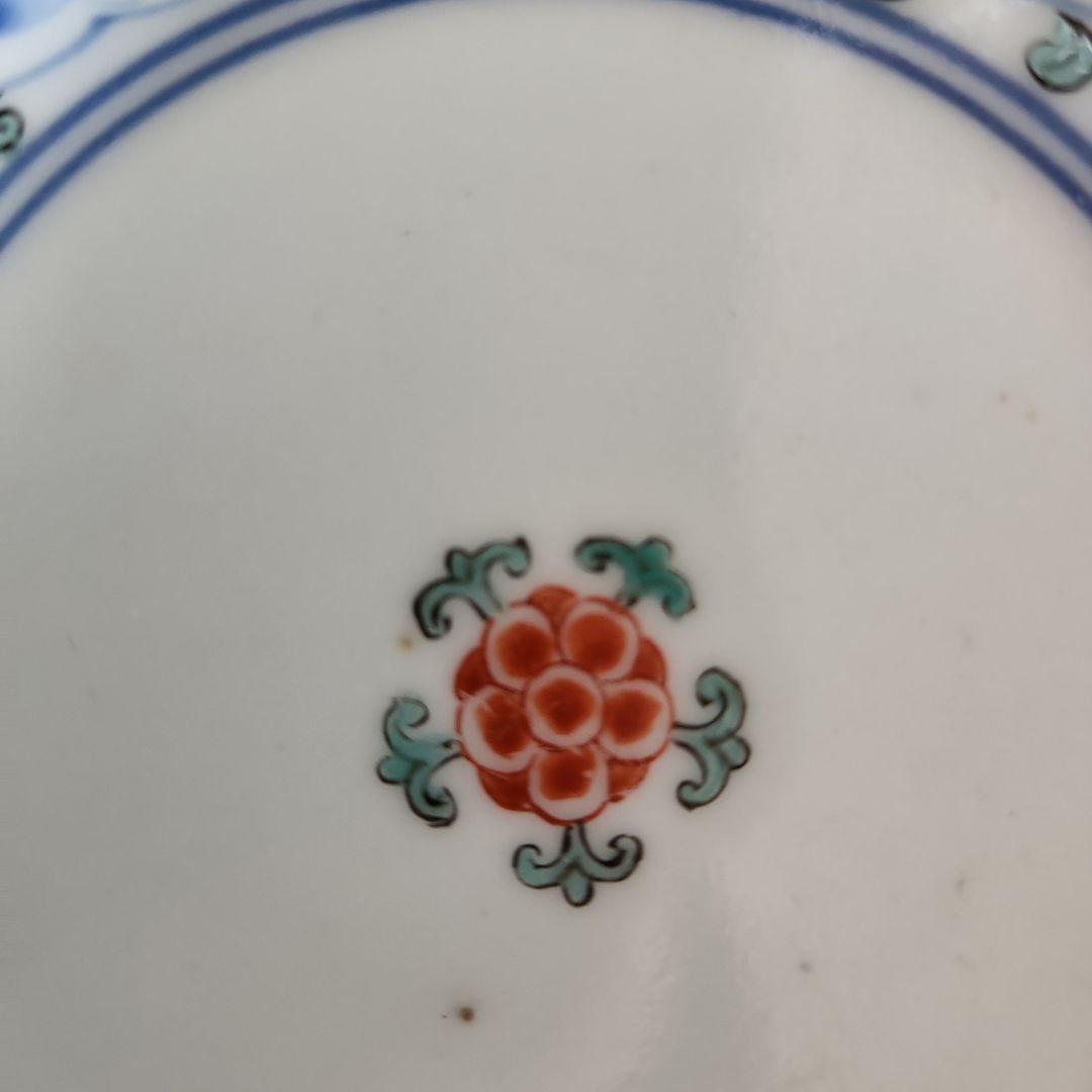 柿右衛門手色絵花唐草文様小皿