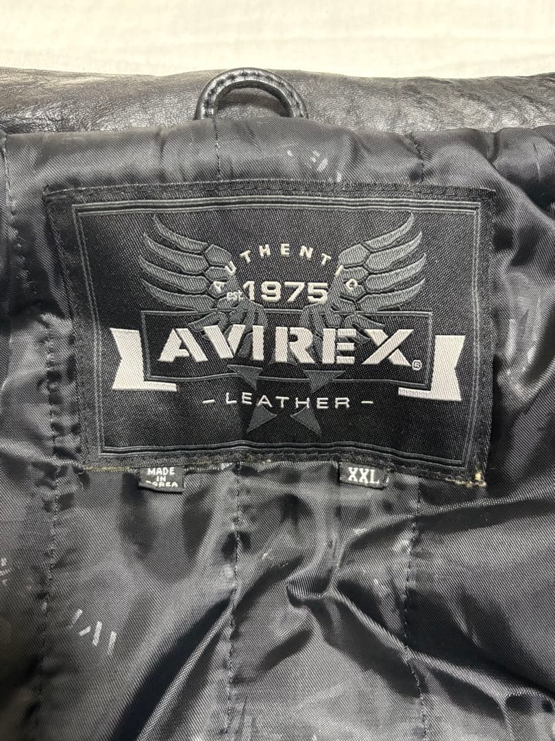 AVIREX アヴィレックス スタジャン レザージャケット