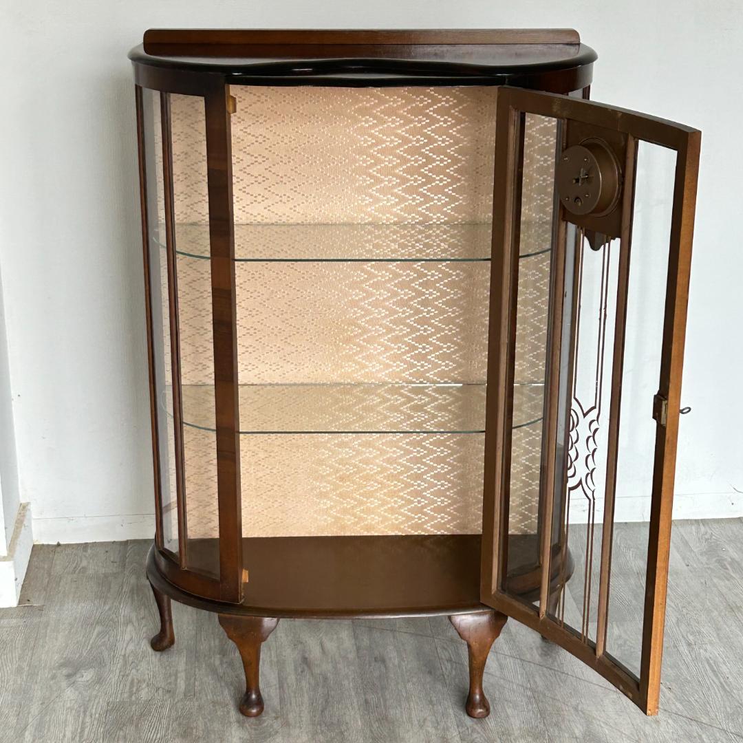 イギリス アンティーク家具 ディスプレイ キャビネット 1930年頃 771A