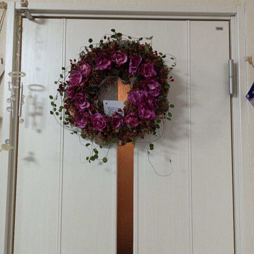 ゆとあさま専用スパニッシュビューティーとローズヒップの大きめリース他