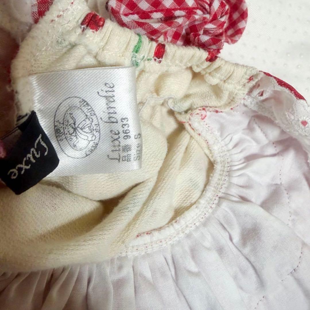 luxebirdie スリーズワンピース S さくらんぼ レッド
