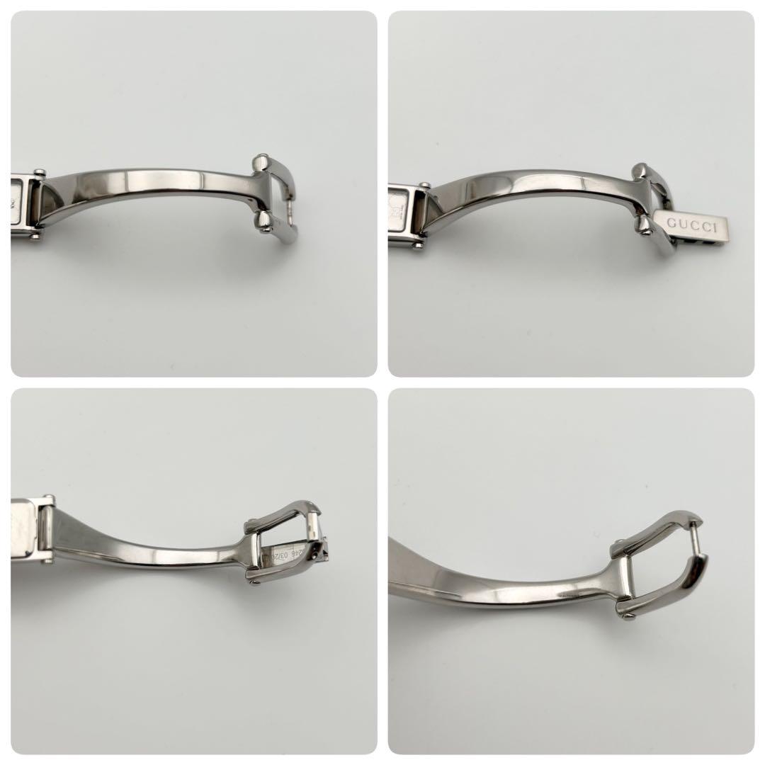 【箱有 新品電池 稼働】GUCCI 1500L GG ダイヤ バングルウォッチ