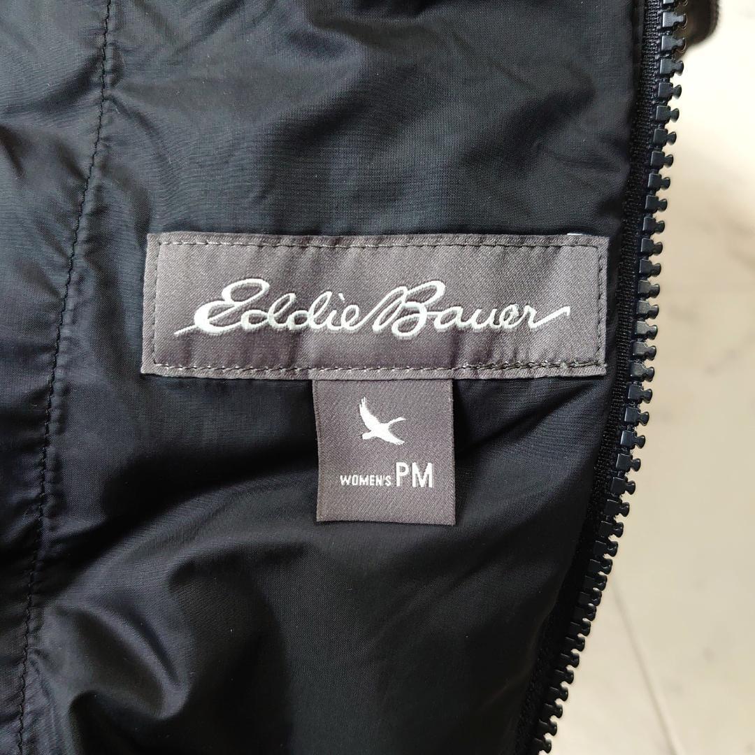 Eddie Bauer フーディーダウンコート EB900 ミドル ブラック M