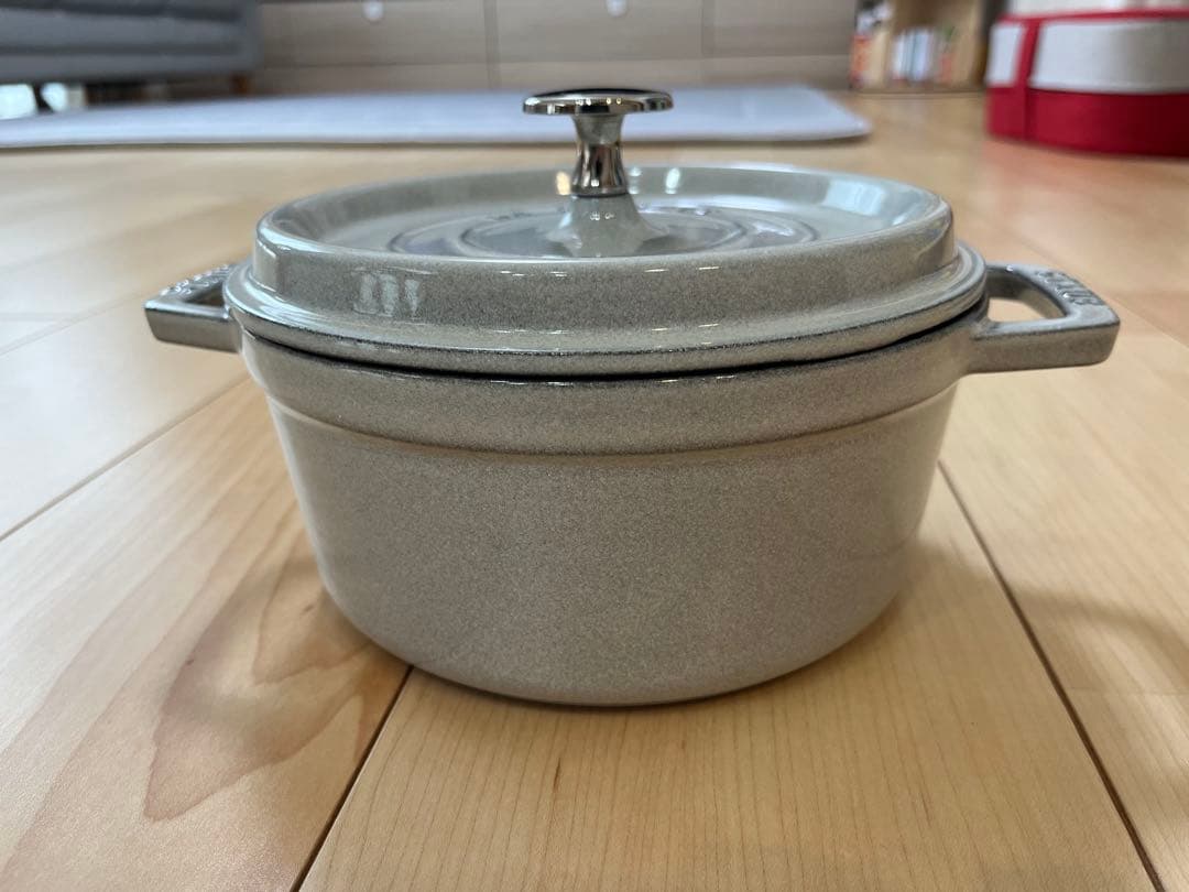STAUB LA COCOTTE 両手鍋 グレー 18㎝