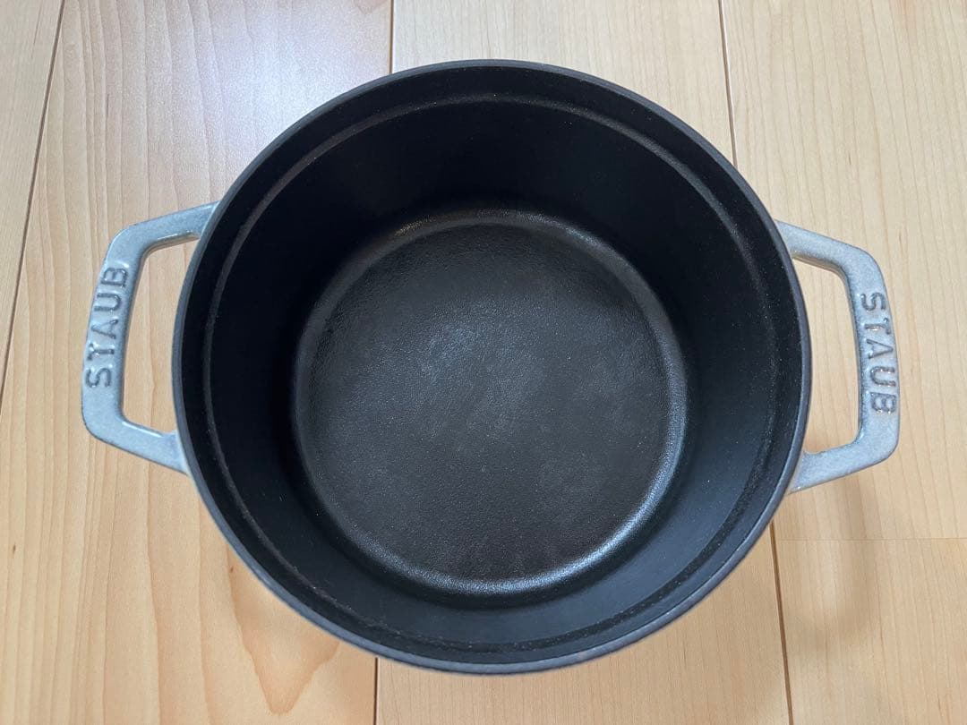 STAUB LA COCOTTE 両手鍋 グレー 18㎝
