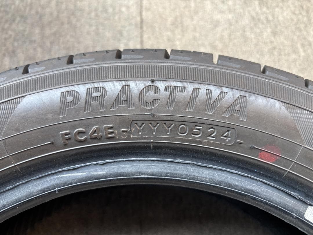 T-673【ほぼ未使用品/2024年製造】PRACTIVA！165/55R14！