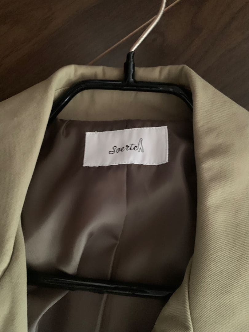 soerte トレンチコート　ベージュ　オンライ完売品