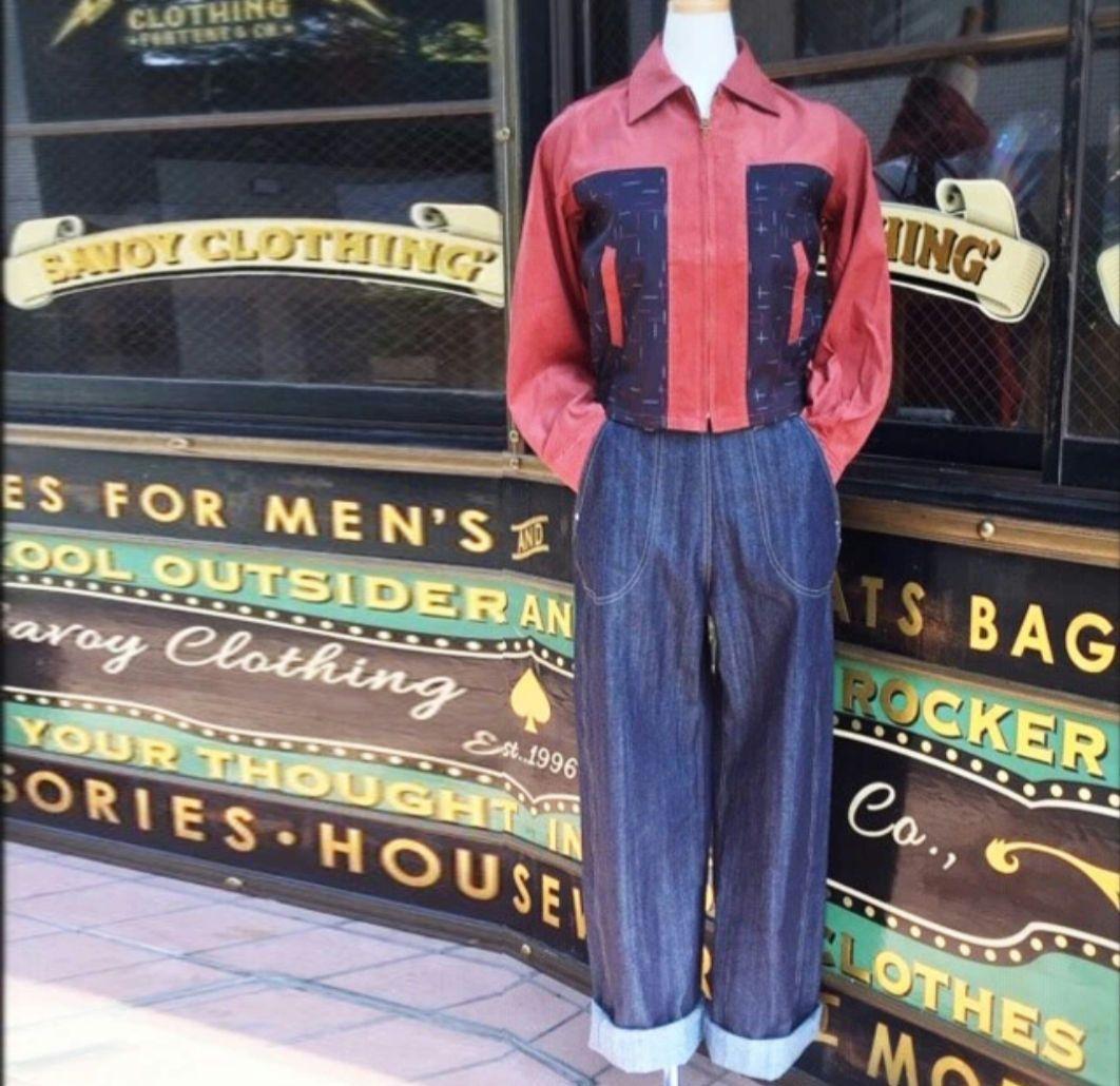 美品◇SAVOY CLOTHING(サヴォイクロージング)　デニムランチパンツ