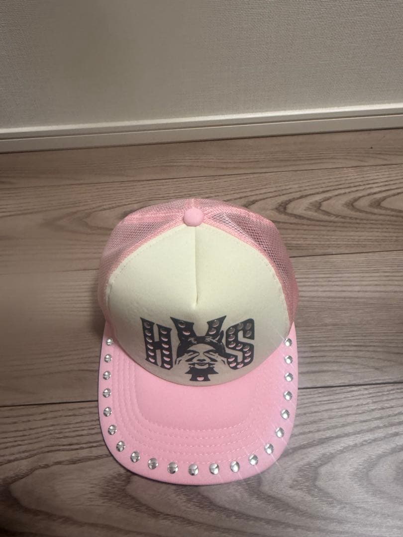 ヒステリックグラマー SEE NO EVIL スタッズメッシュキャップ