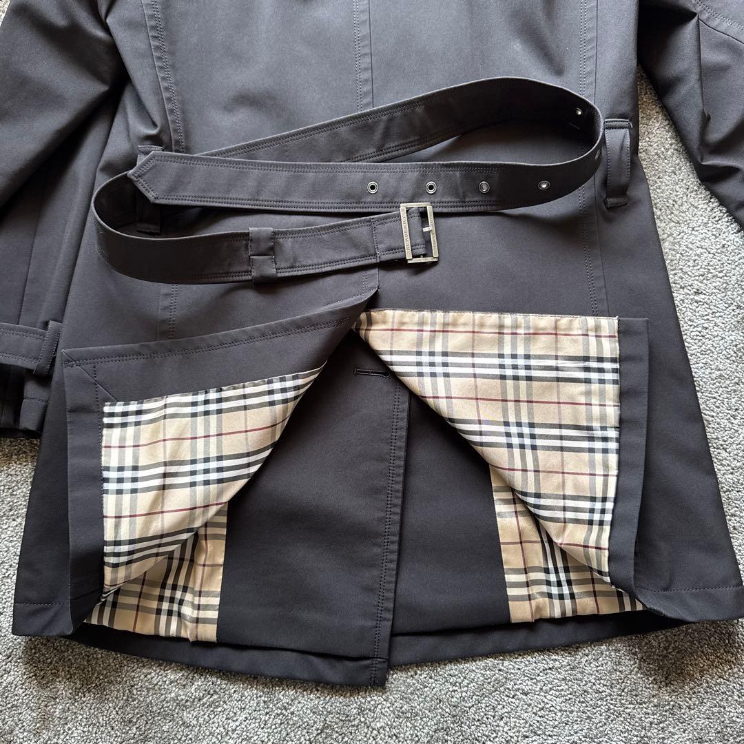 バーバリーブラックレーベル ダブル トレンチコート Mサイズ