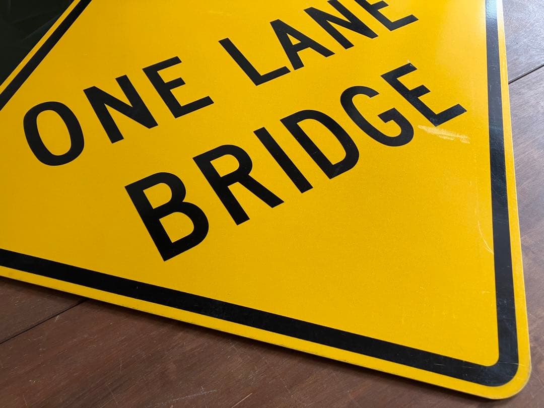 道路標識◆道路看板◆トラフィックサイン◆ロードサイン◆ストリート◆BRIDGE