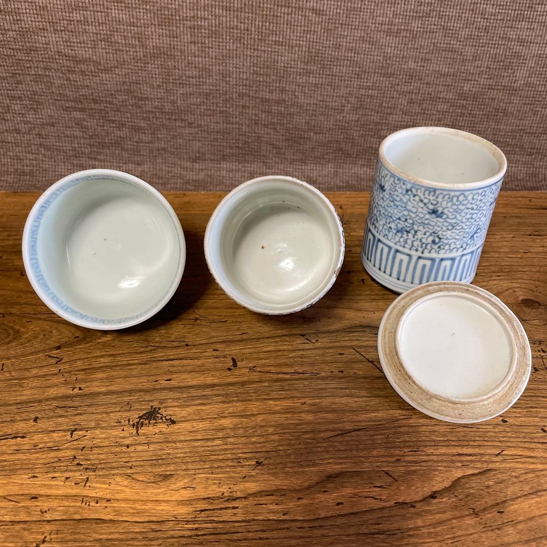 微塵唐草3点セット(バラ売り不可)