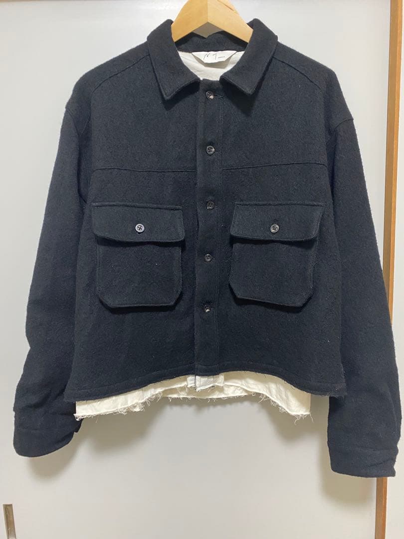 s*n様 ancellm SHRINK WOOL LAYERING JACKET