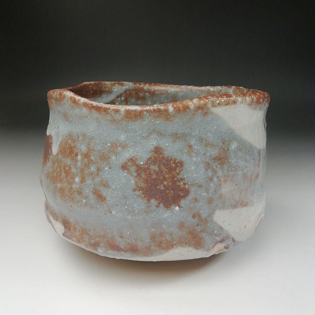 Ｔ４９２　茶碗　『鼡志野』『土渕善丕氏 造』　共箱　抹茶碗　茶道具
