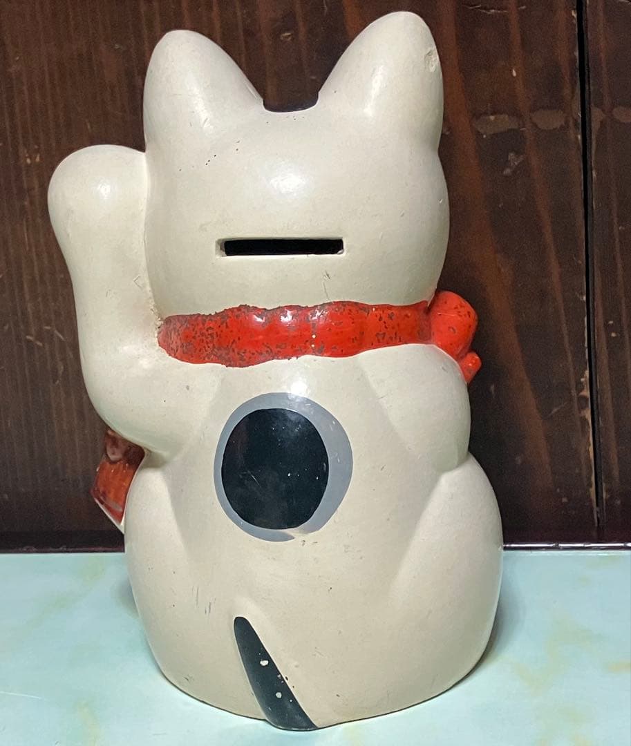 【昭和レトロ】ヒゲタ醤油　招き猫