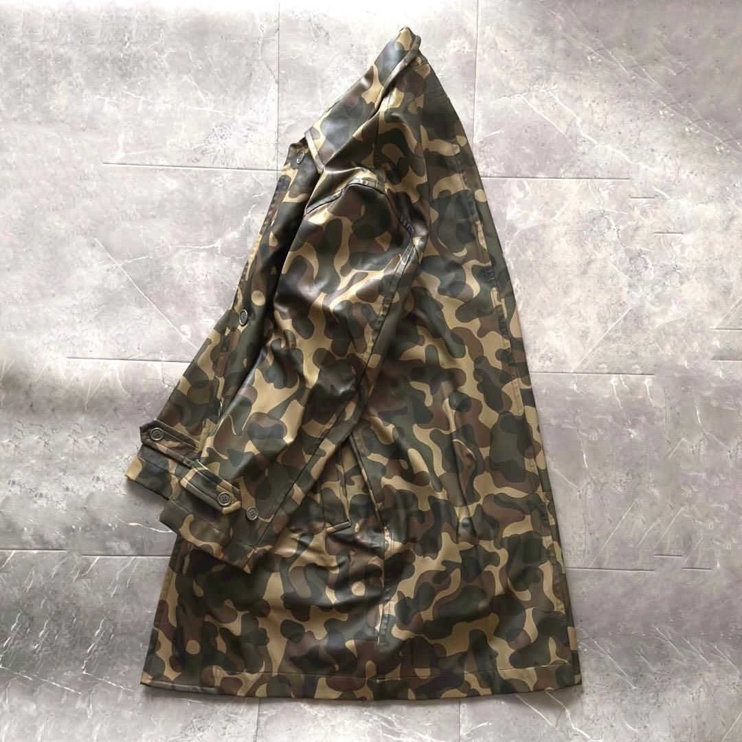 COMME des GARCONS SHIRT カモフラ柄 ステンカラーコート