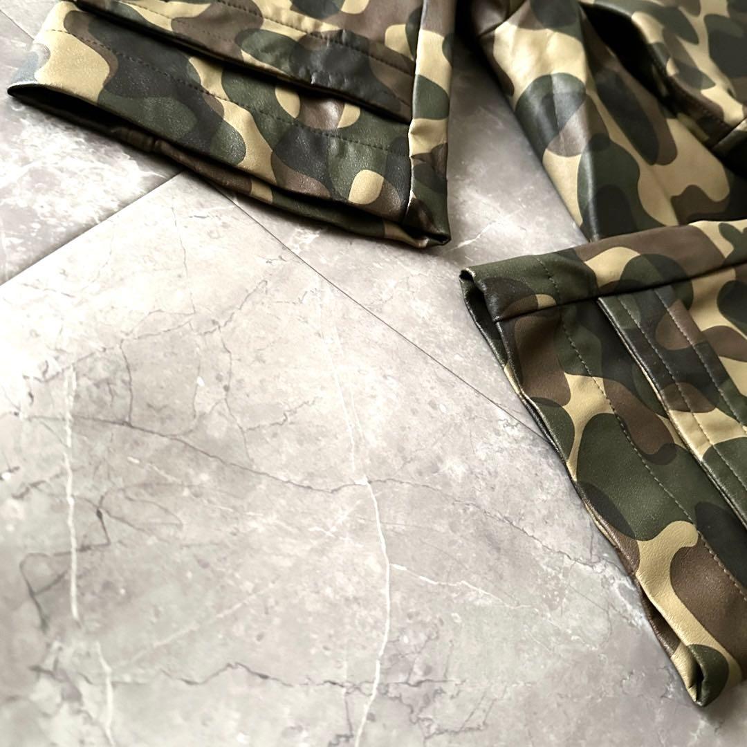 COMME des GARCONS SHIRT カモフラ柄 ステンカラーコート