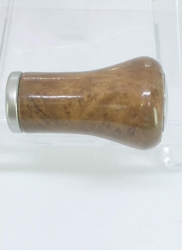 良品　シマノ　夢屋　花梨　カーディフ　ハンドルノブ　シルバー