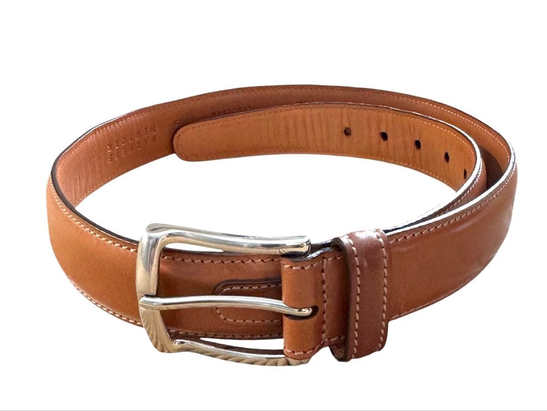 【極美品】シェルコードバンベルト ウィスキーK.T.Lewiston 30インチ
