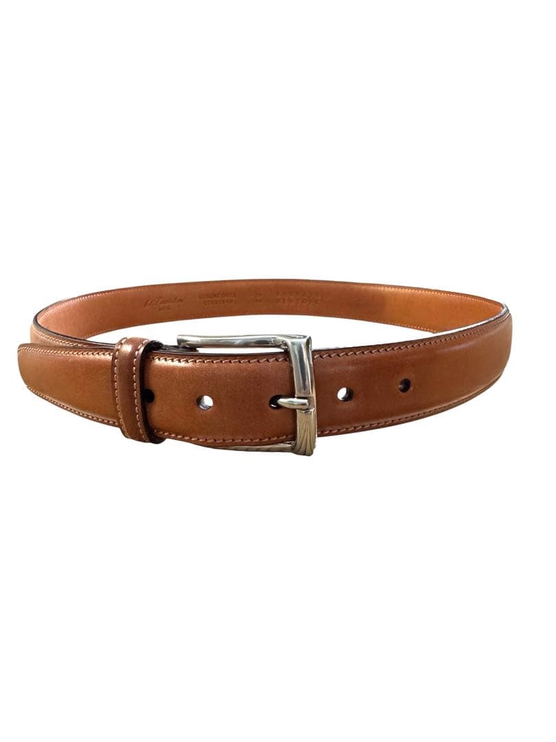【極美品】シェルコードバンベルト ウィスキーK.T.Lewiston 30インチ
