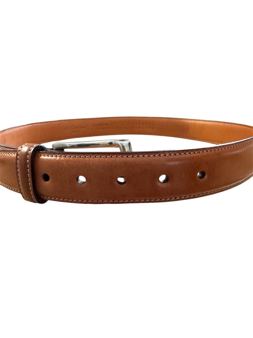 【極美品】シェルコードバンベルト ウィスキーK.T.Lewiston 30インチ