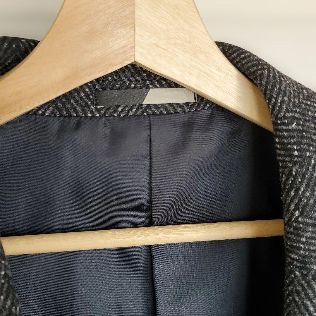 Paul Smith チェスターコート グレー　ツイードぽい 美品 L メンズ