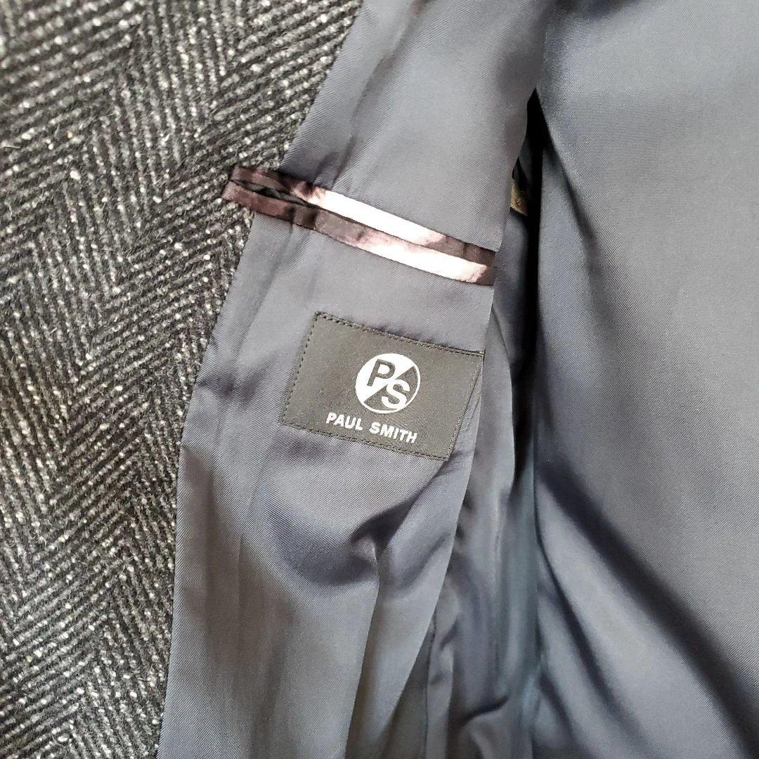 Paul Smith チェスターコート グレー　ツイードぽい 美品 L メンズ