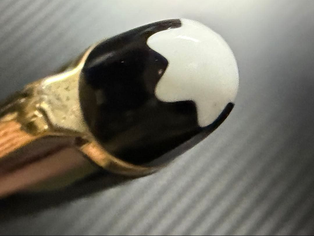 美品 Mont Blanc 144 ブラック 全金 EF 極細字 万年筆
